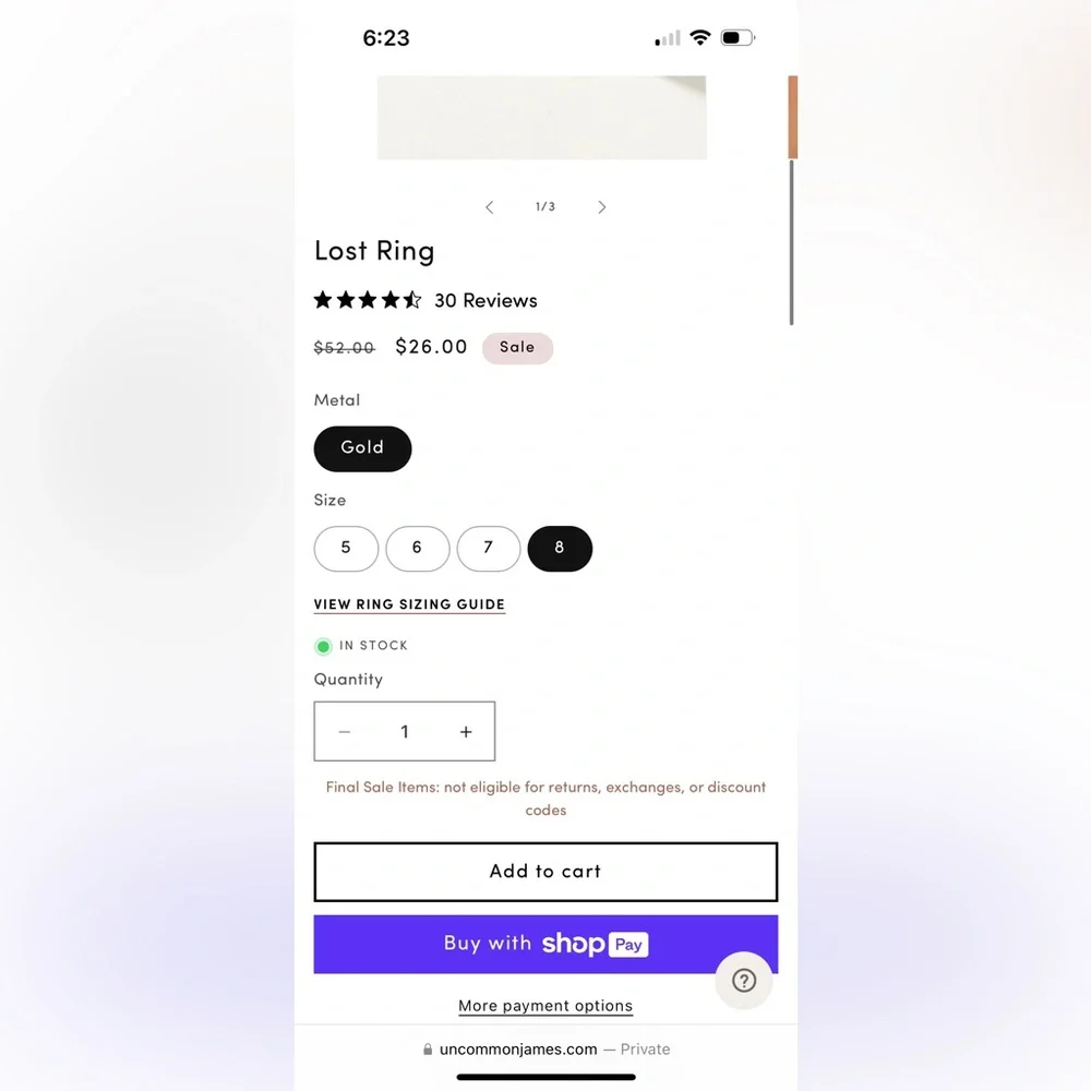 Uncommon James Gold 14K Gold Plated Brass Jewelry - Picture 15 of 15